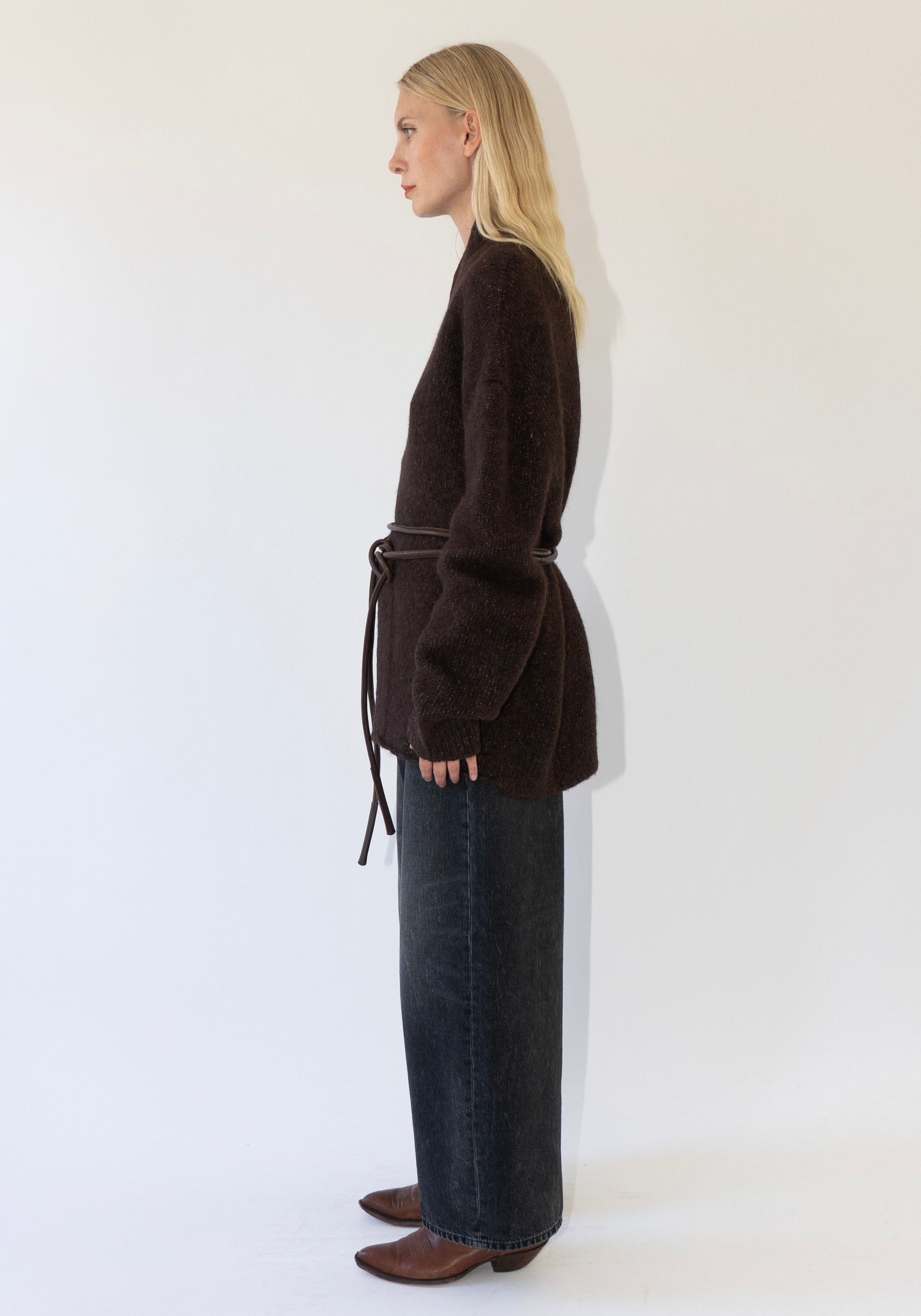 Lauren Manoogian Loft Shaw Cardigan in Soil