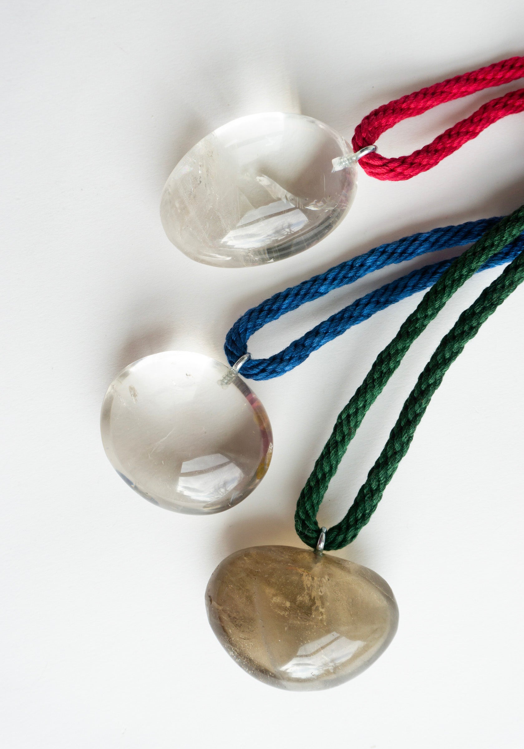Matthew Swope Quartz Necklace on Handmade Cord