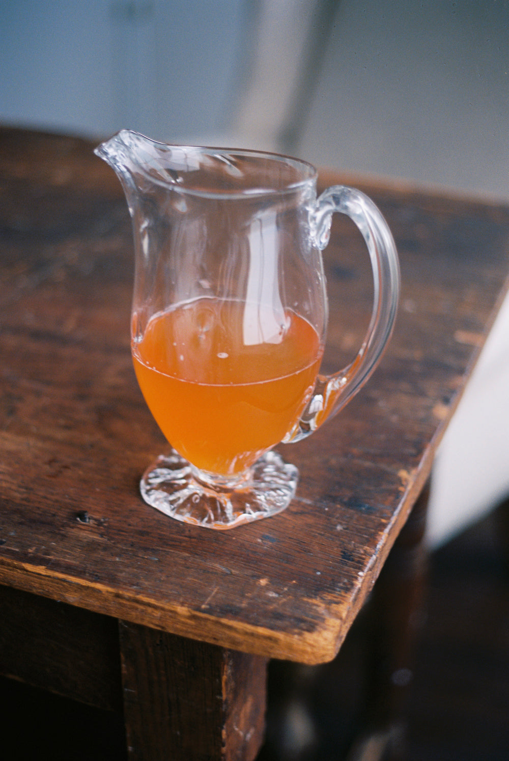 Handblown Glass Pitcher