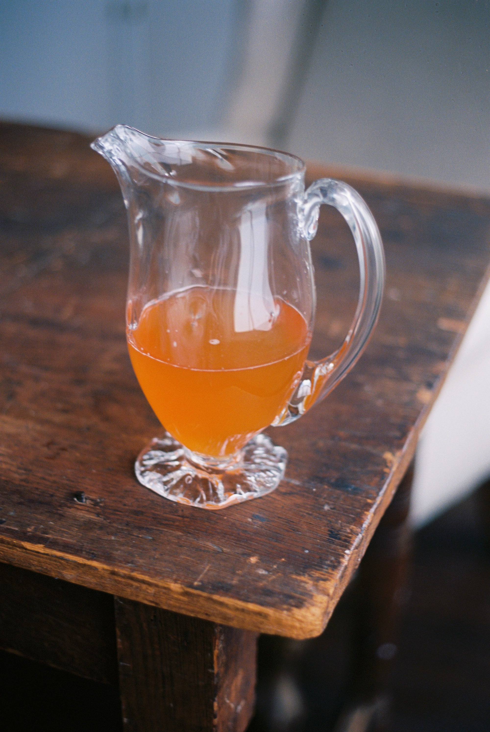Handblown Glass Pitcher