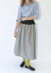 Realm Skirt in File Stripe