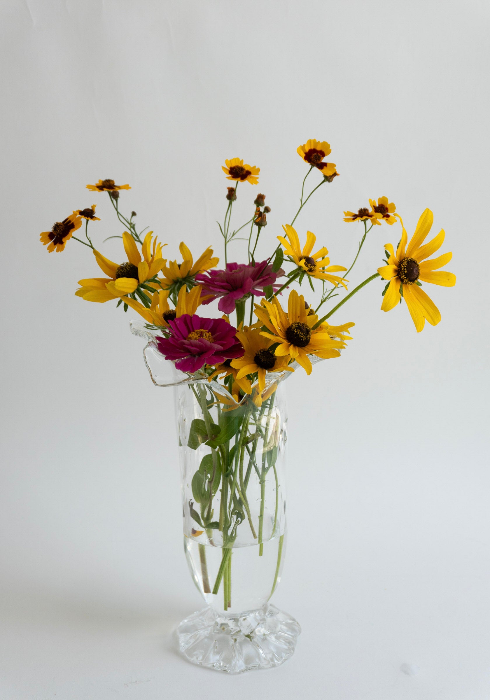 Handblown Glass Large Malva Vase