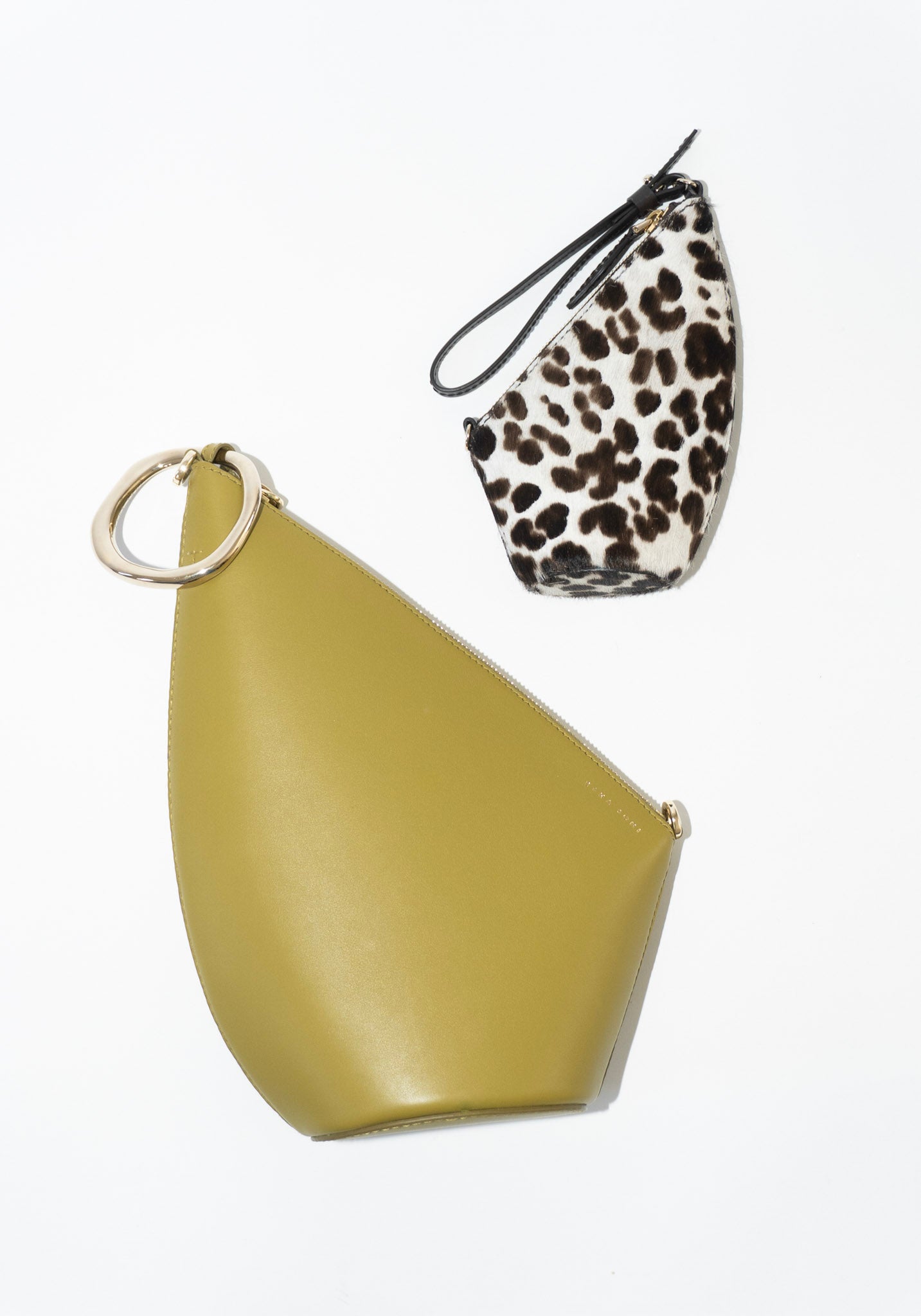 The Mini Slope Bag in Snow Leopard Pony Hair