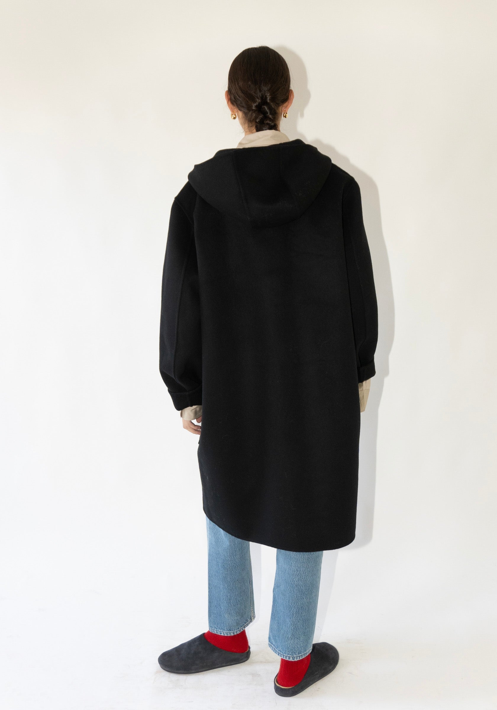 Castle Duffle Coat in Black