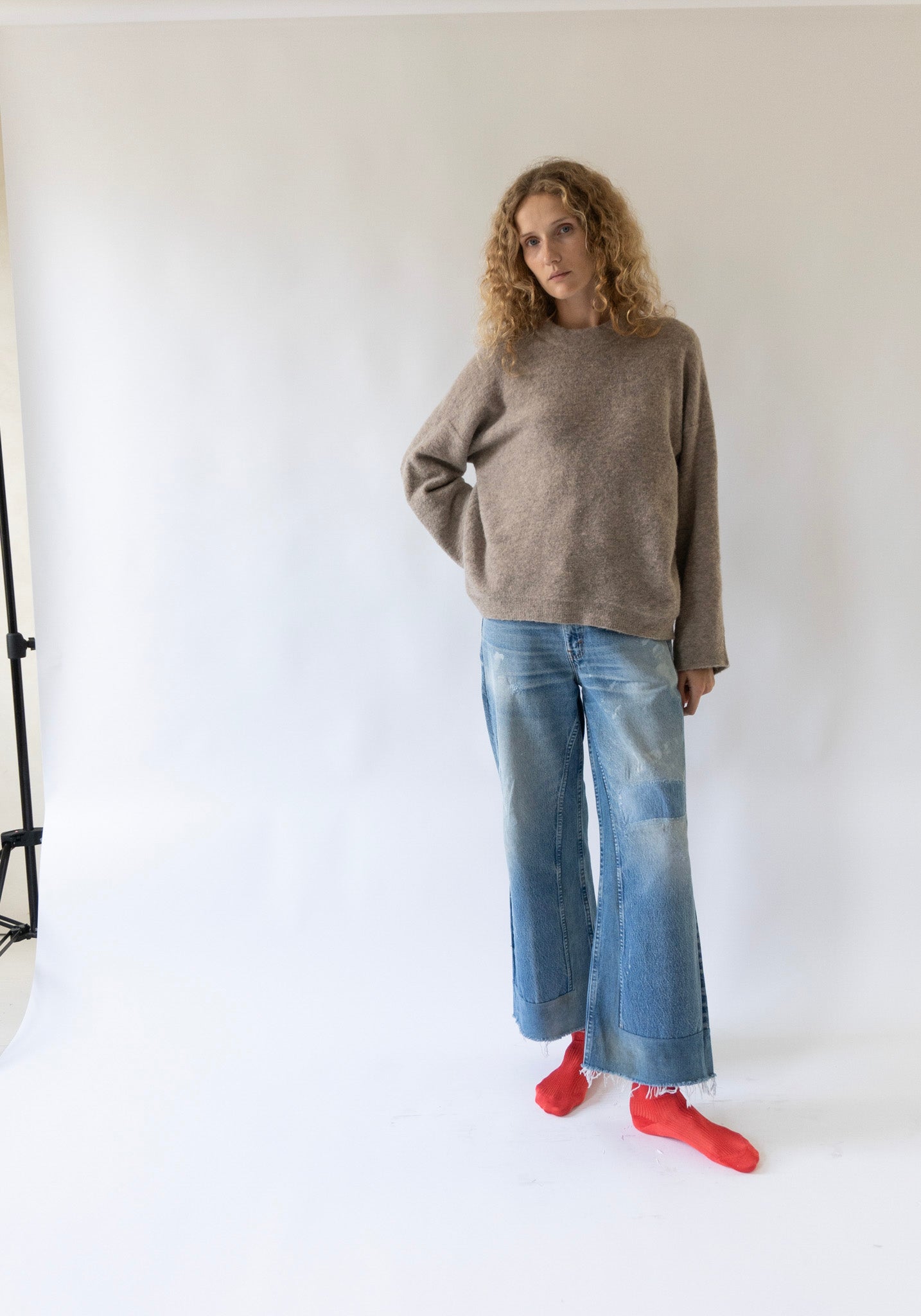 Lauren Manoogian Fleece Crewneck in Moth