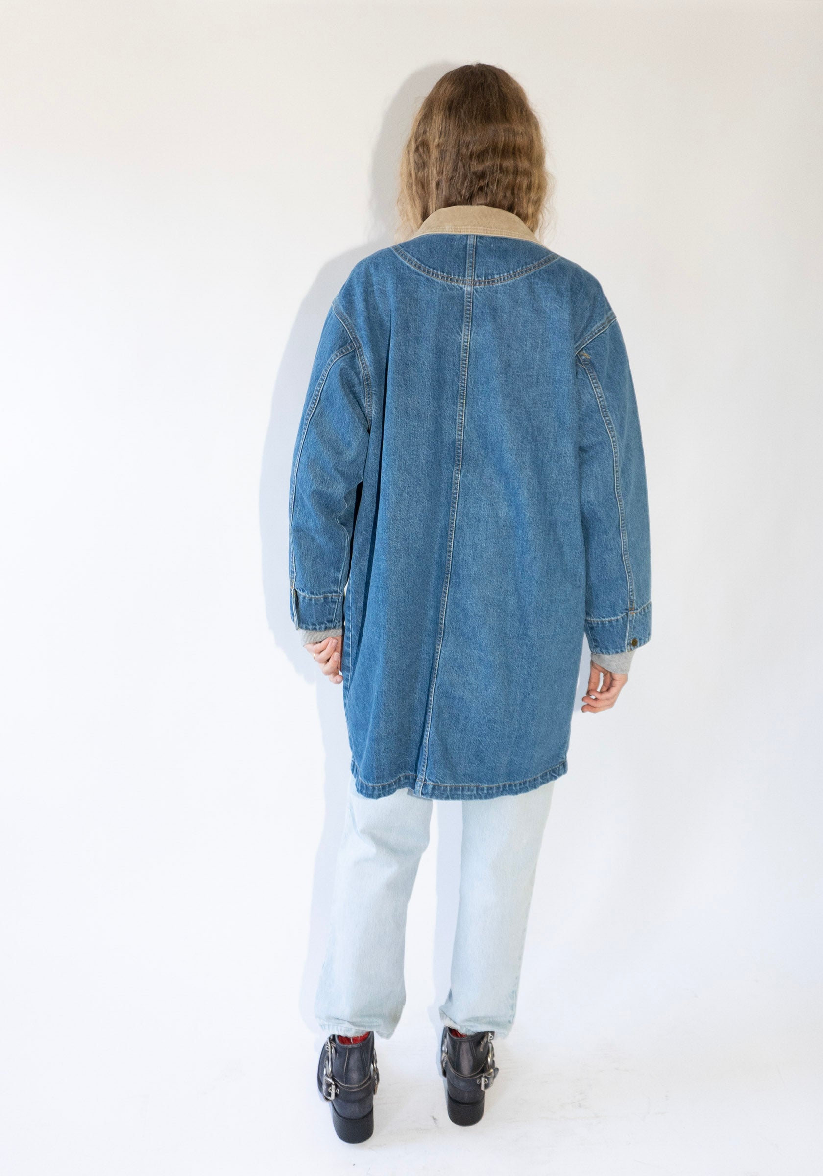 Town and Country Coat in Denim