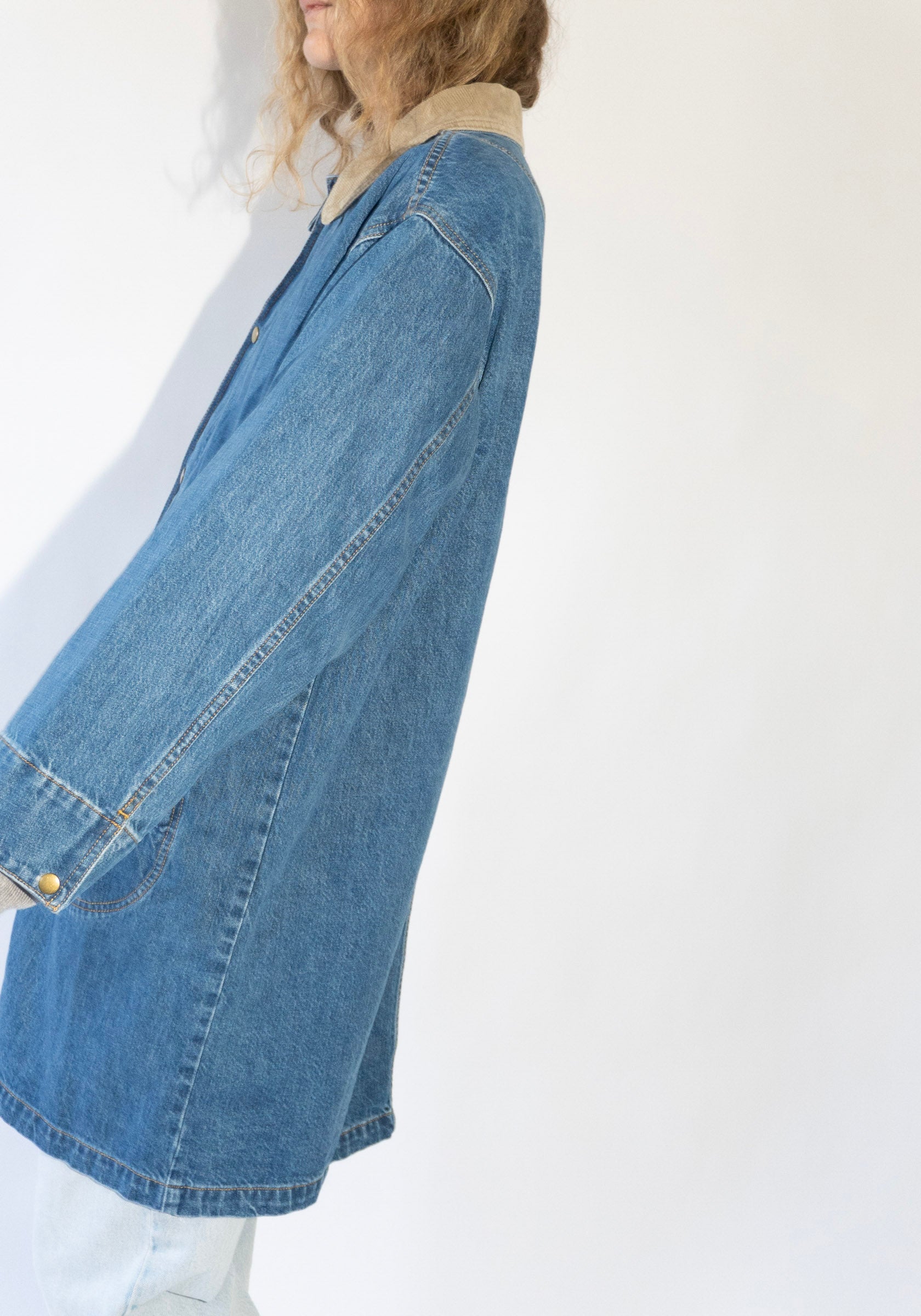 Town and Country Coat in Denim