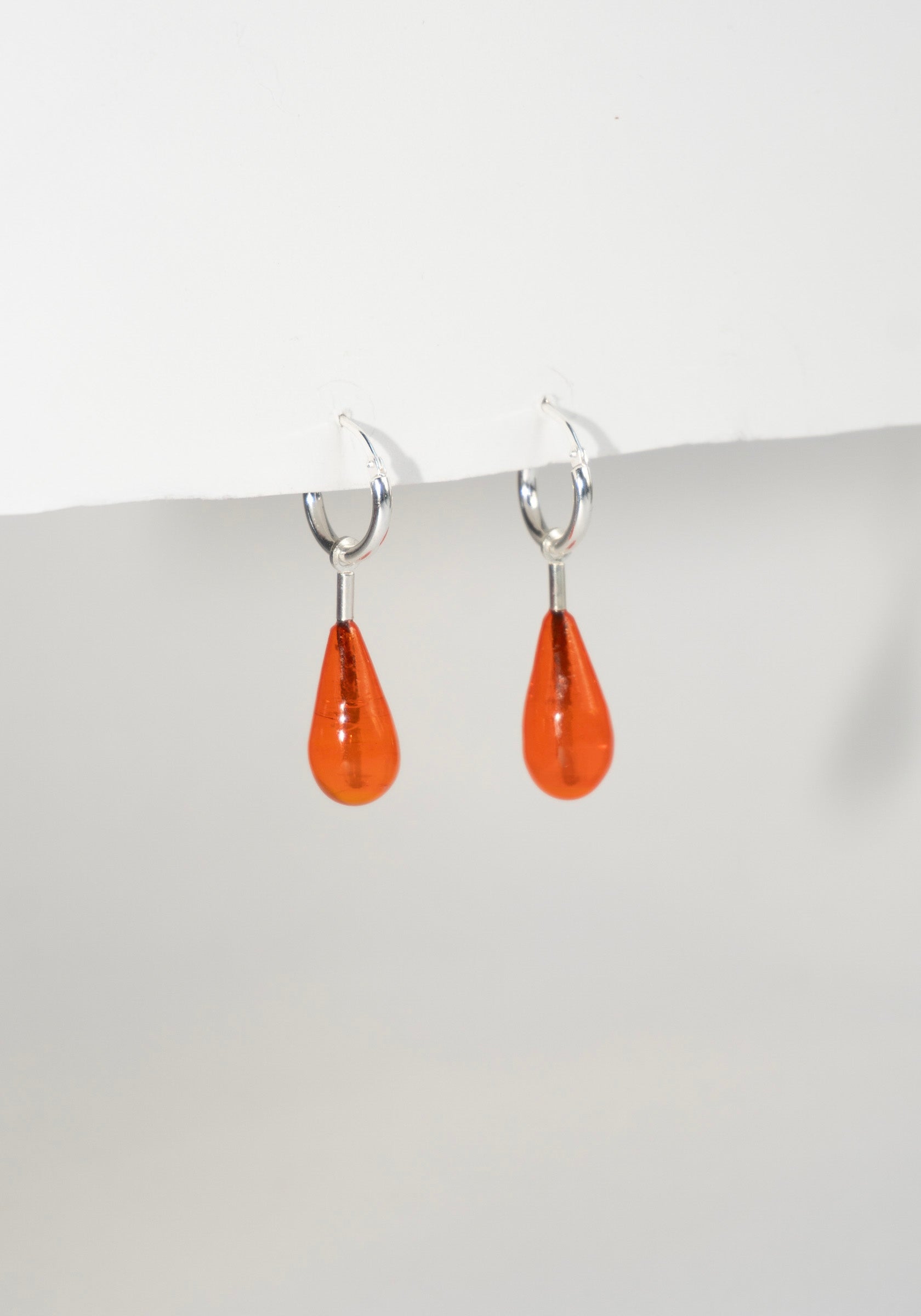 Sisi Joia Biro Earrings in Orange