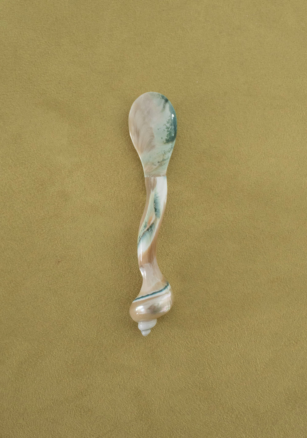 Large Shell Caviar Spoon