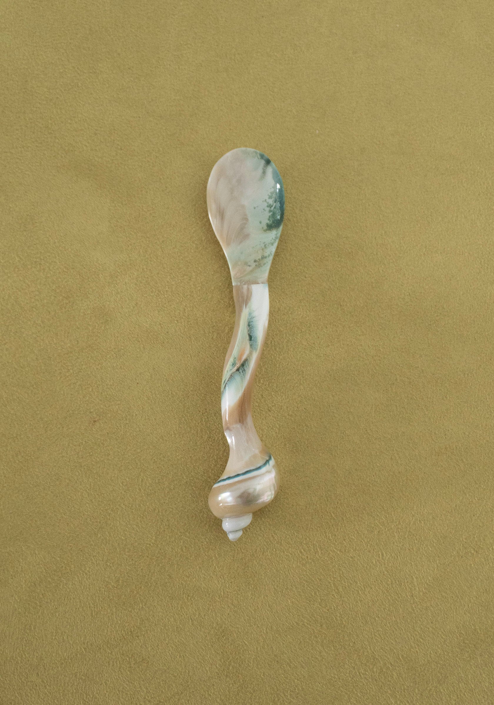 Large Shell Caviar Spoon