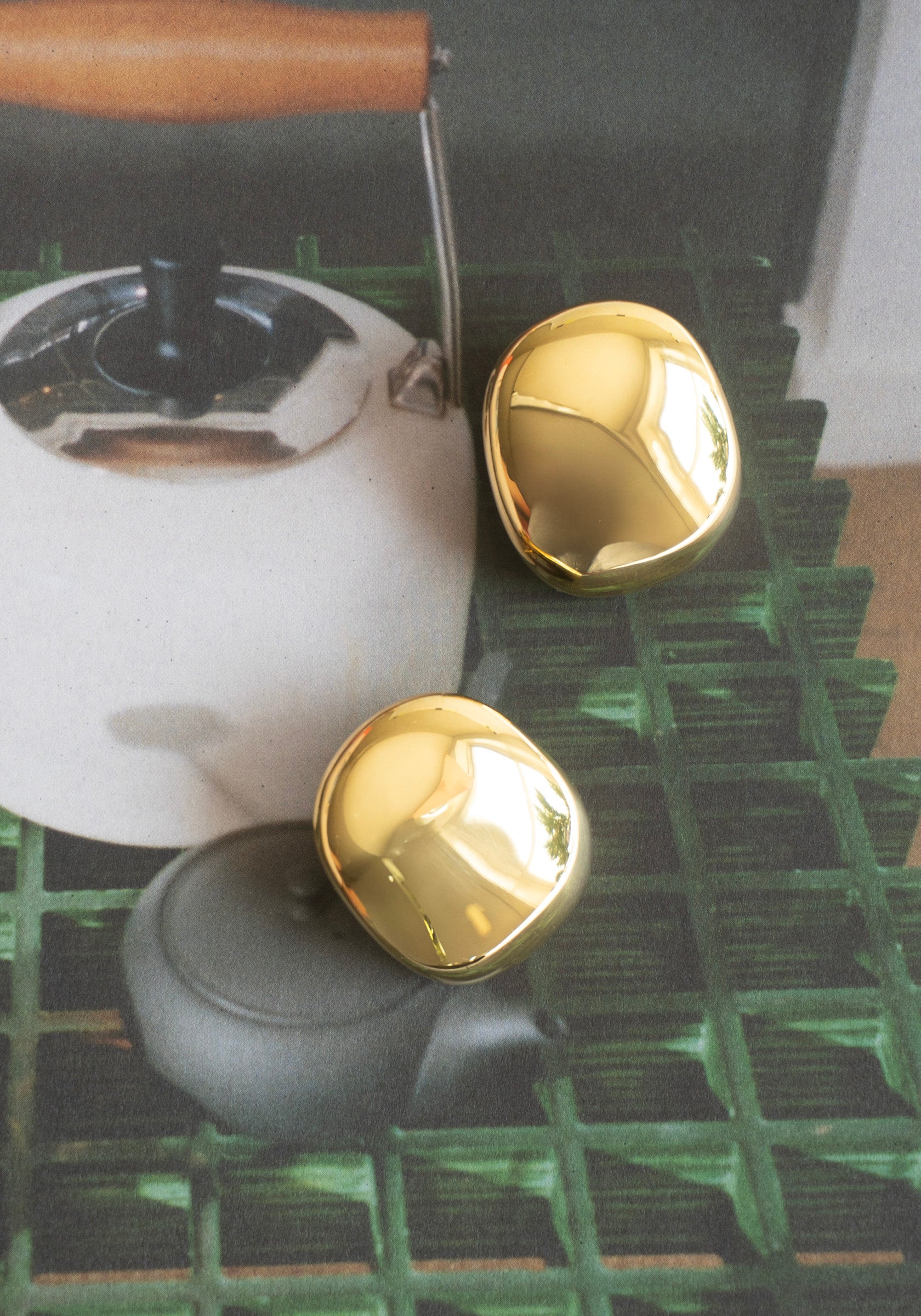 Camille Surault Blowblow Earrings Small in Gold