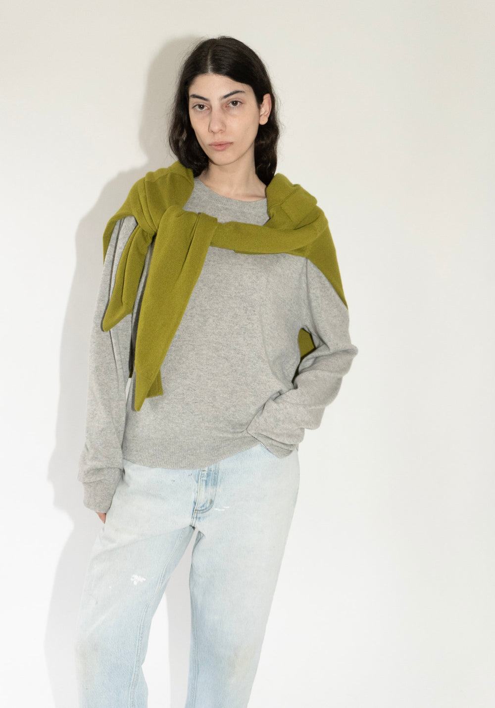 Extreme Cashmere Bis Sweater in Grey