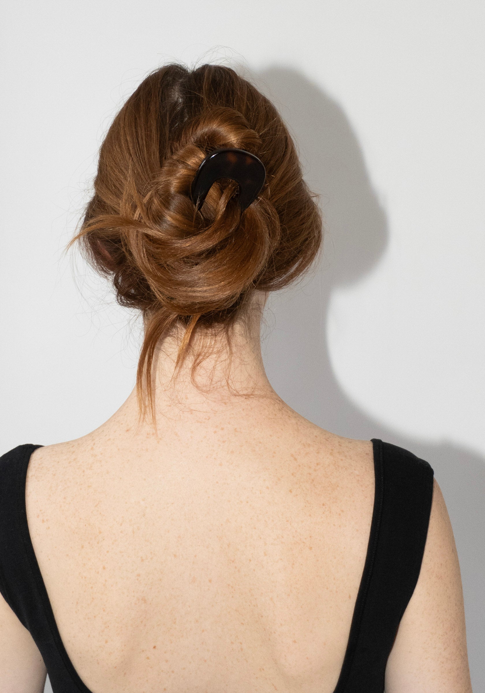 Ficcare Large Chignon Hairstick Dark Tortoise