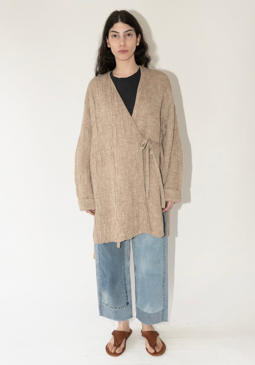 Lauren Manoogian Gauze Cardigan in Oak