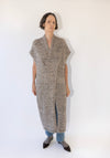 Lauren Manoogian Handknit Big Cable Dress in Marl