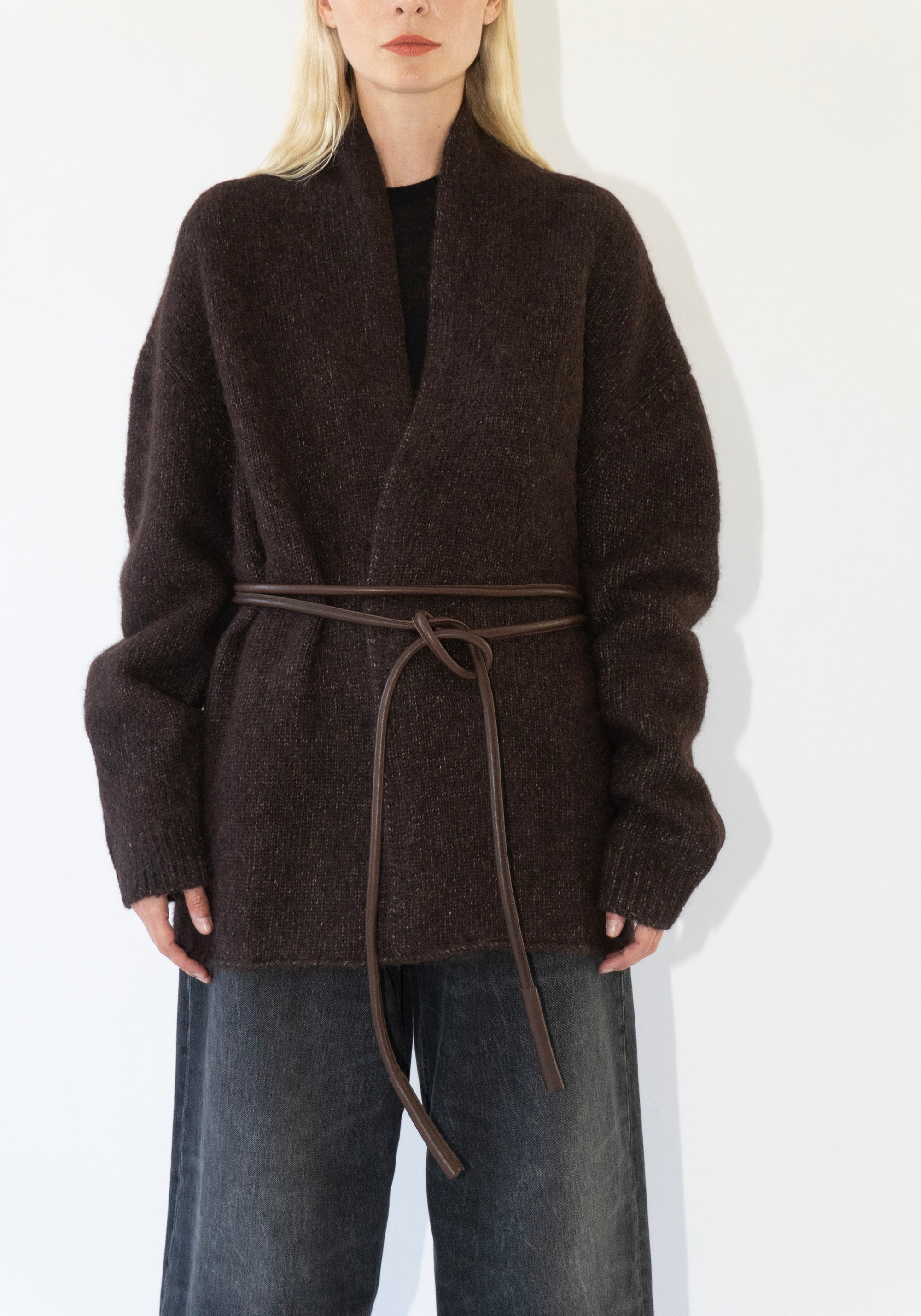 Lauren Manoogian Loft Shaw Cardigan in Soil