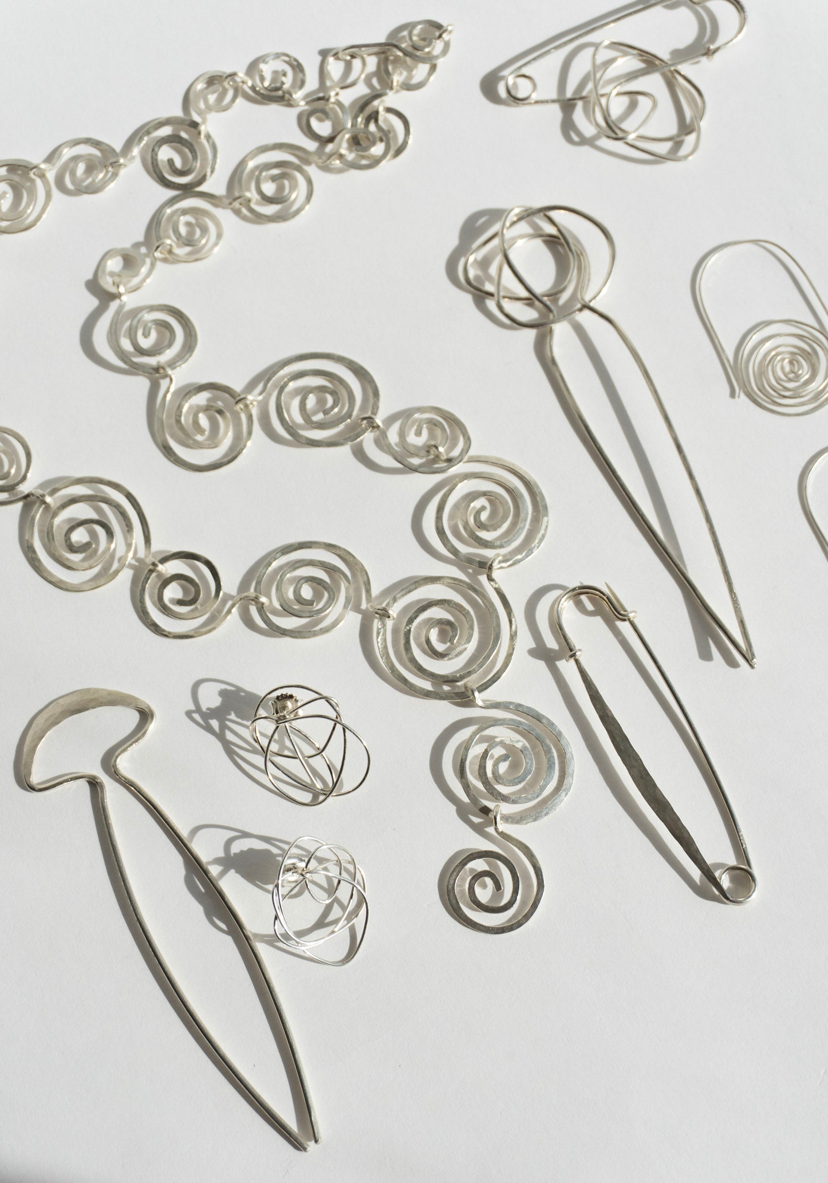 Mary MacGill Rudimentary Pin in Sterling Silver