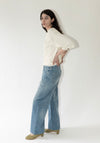 Tanaka Boy Jean Trousers in Vintage Bleach Blue