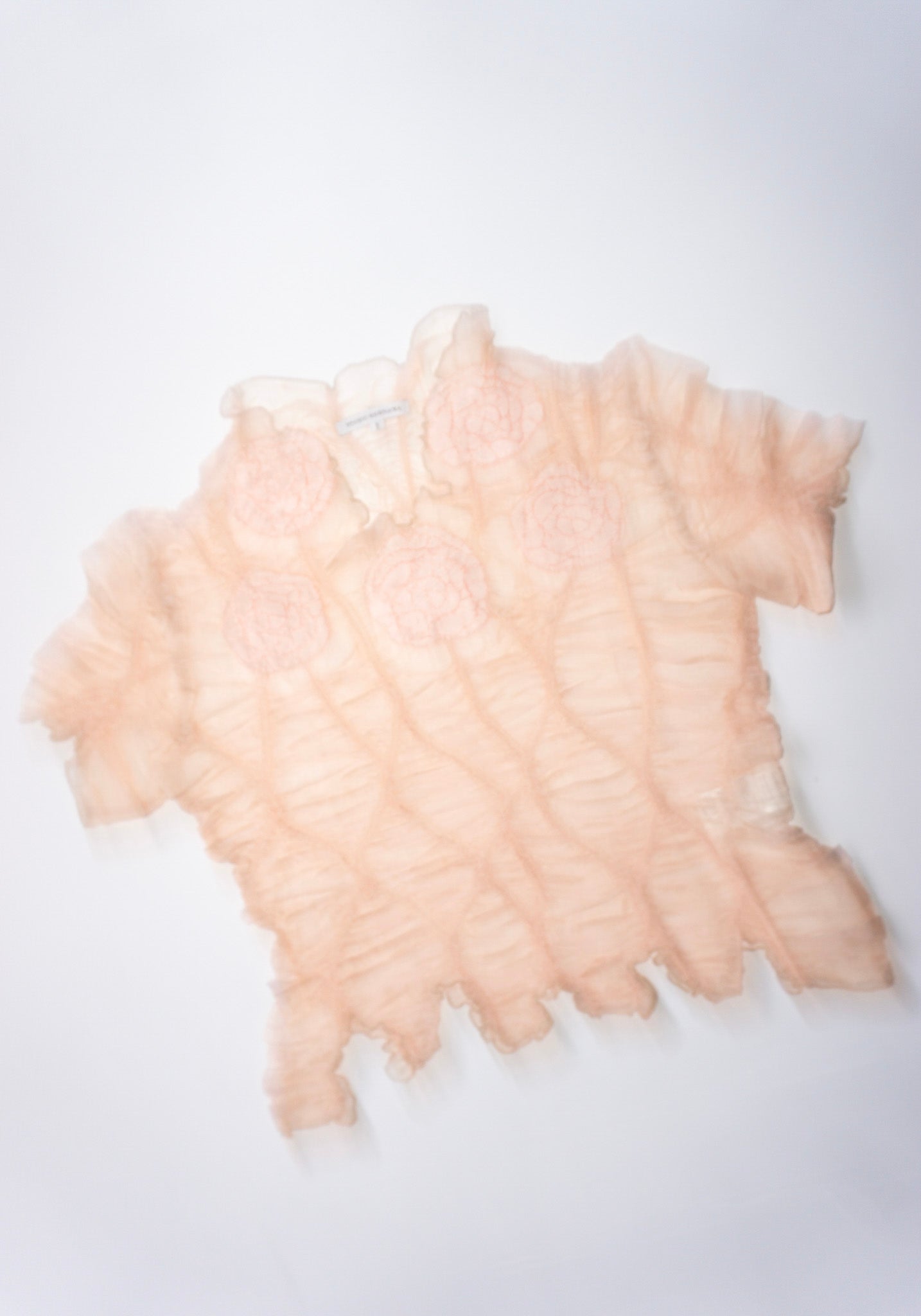 Vintage Yoshiki Hishinuma Pink Mesh Top