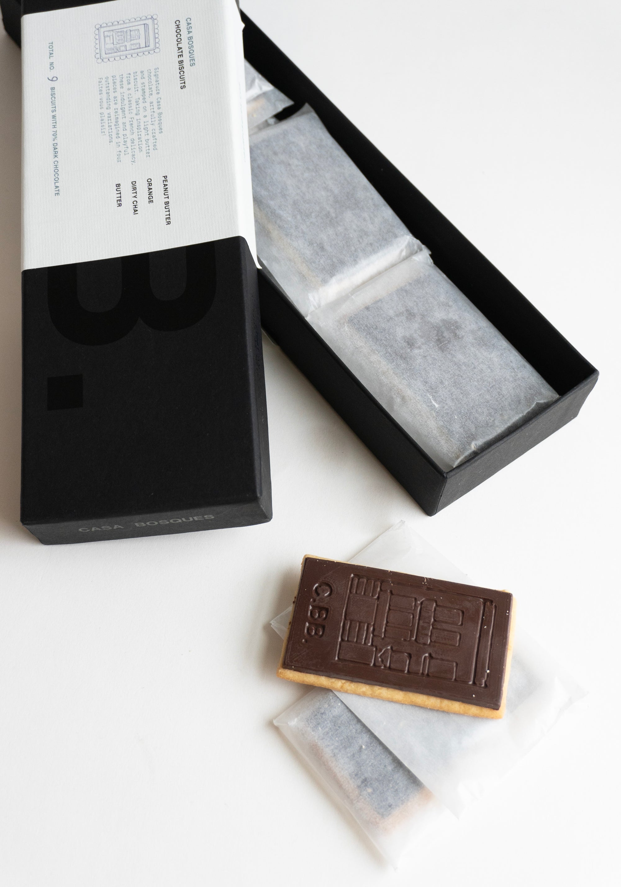 Casa Bosques Chocolate Biscuits Box