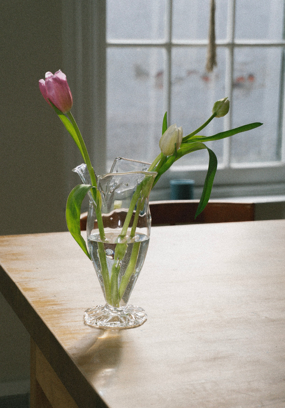Handblown Glass Small Malva Vase