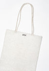 Cordera Handmade Beaded Tote Bag in Silver