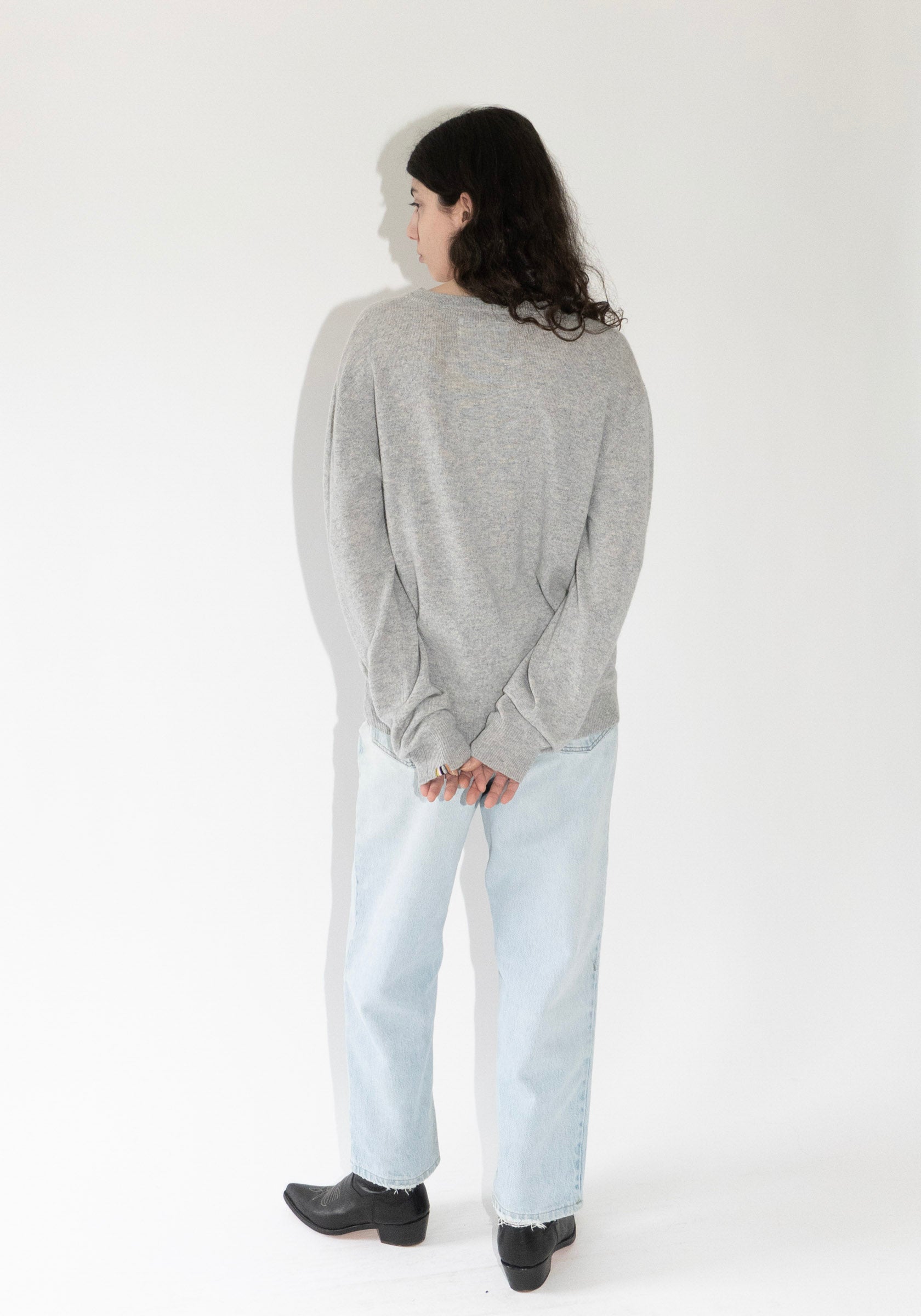 Extreme Cashmere Bis Sweater in Grey