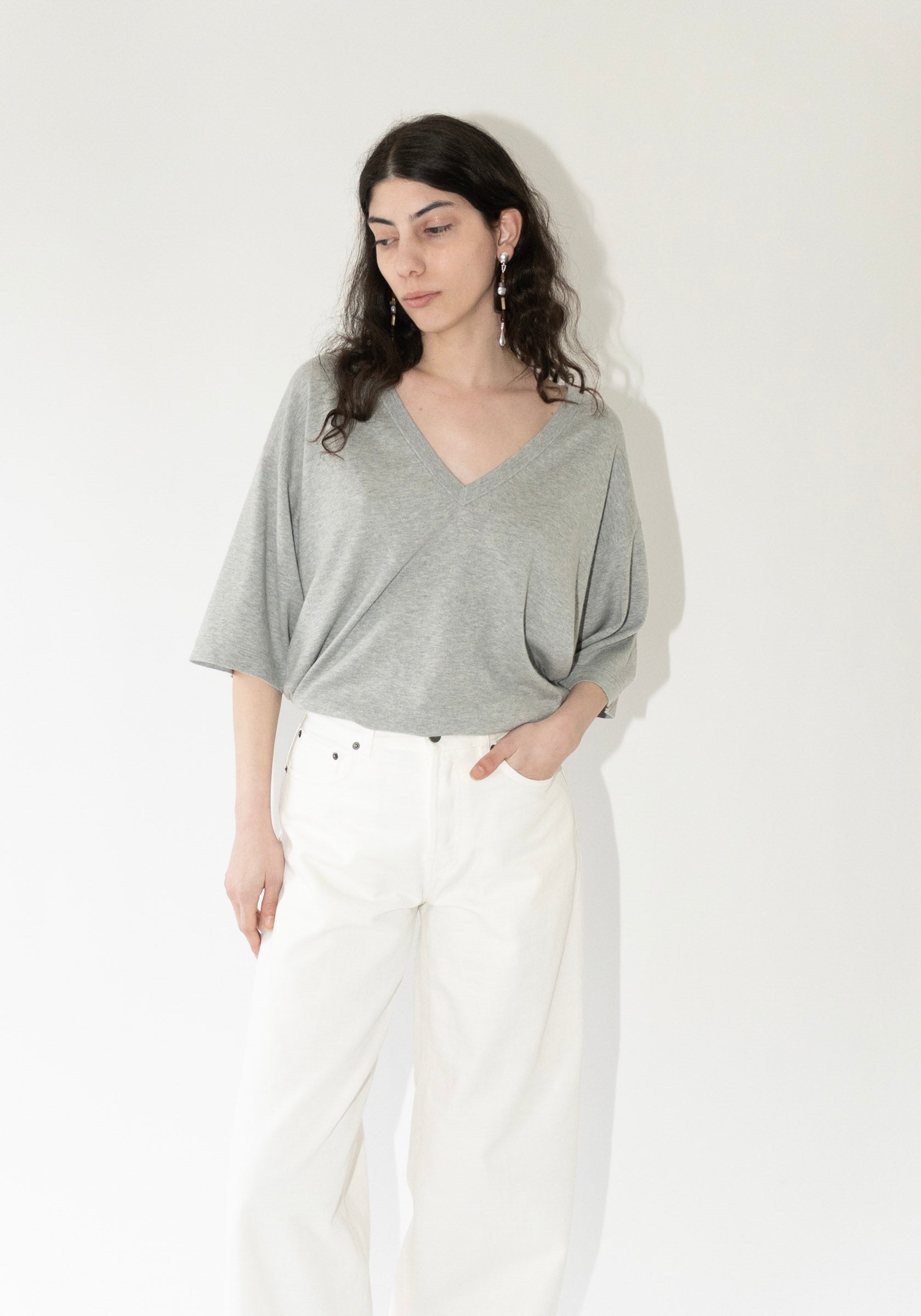 Extreme Cashmere Indi Sweater in Grey