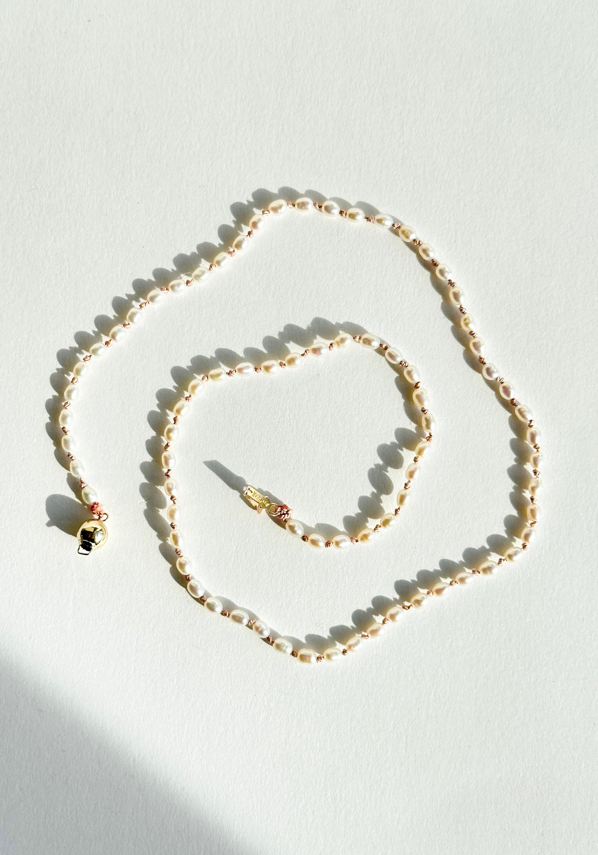 Takara Hand Knotted Pearl Necklace
