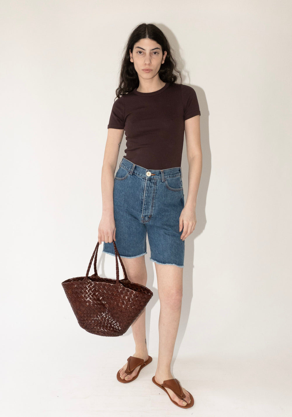 Jesse Kamm Lake Denim Shorts Cowboy Blue