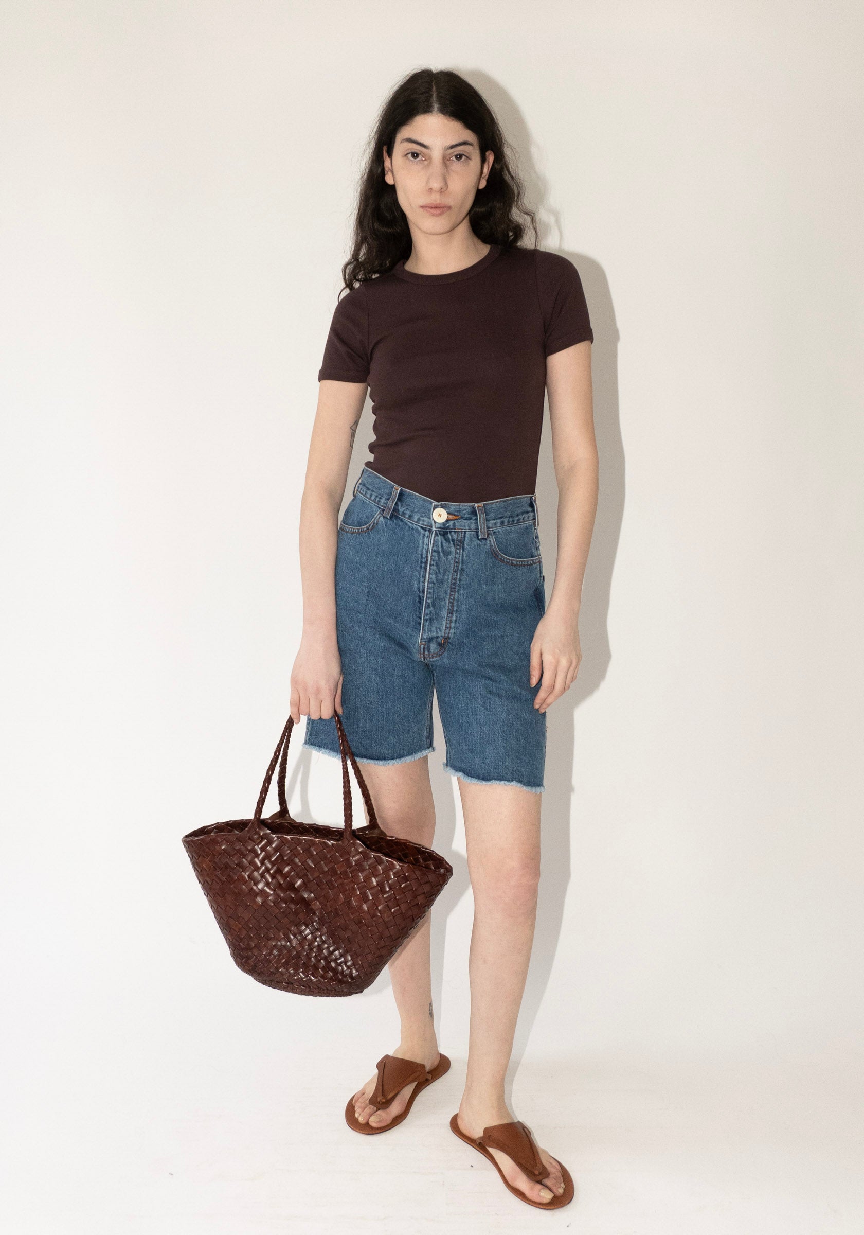 Jesse Kamm Lake Denim Shorts Cowboy Blue