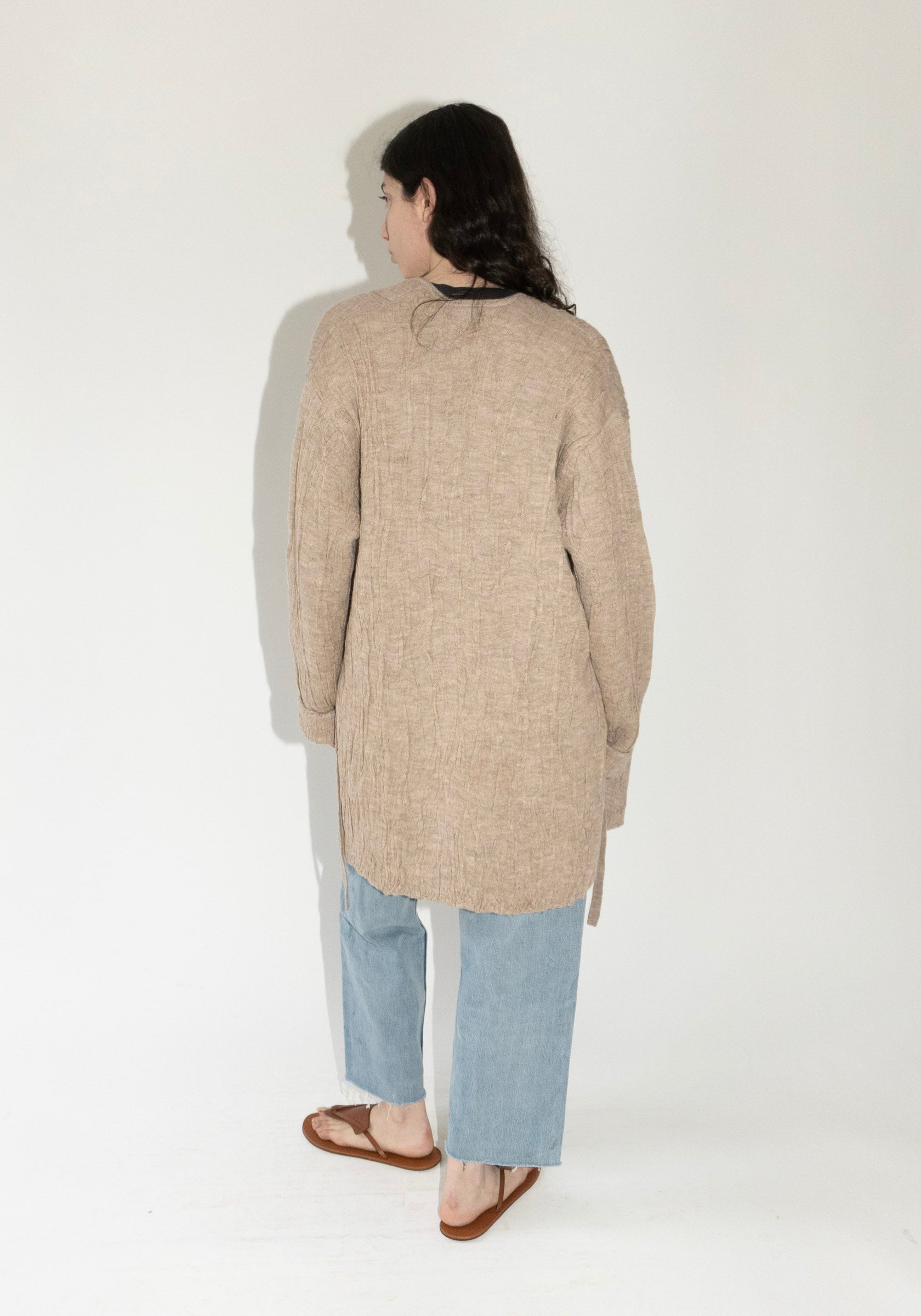Lauren Manoogian Gauze Cardigan in Oak