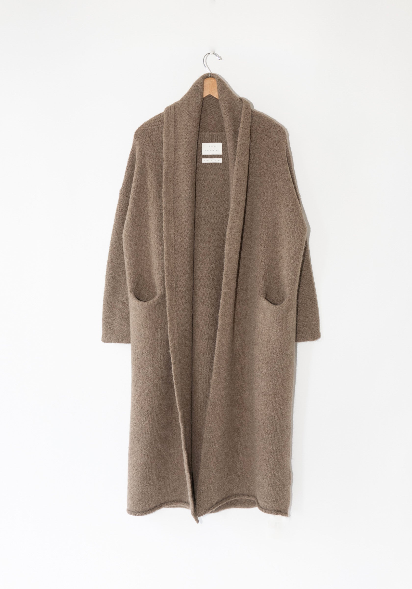 Lauren Manoogian Long Shaw Cardigan in Tobacco