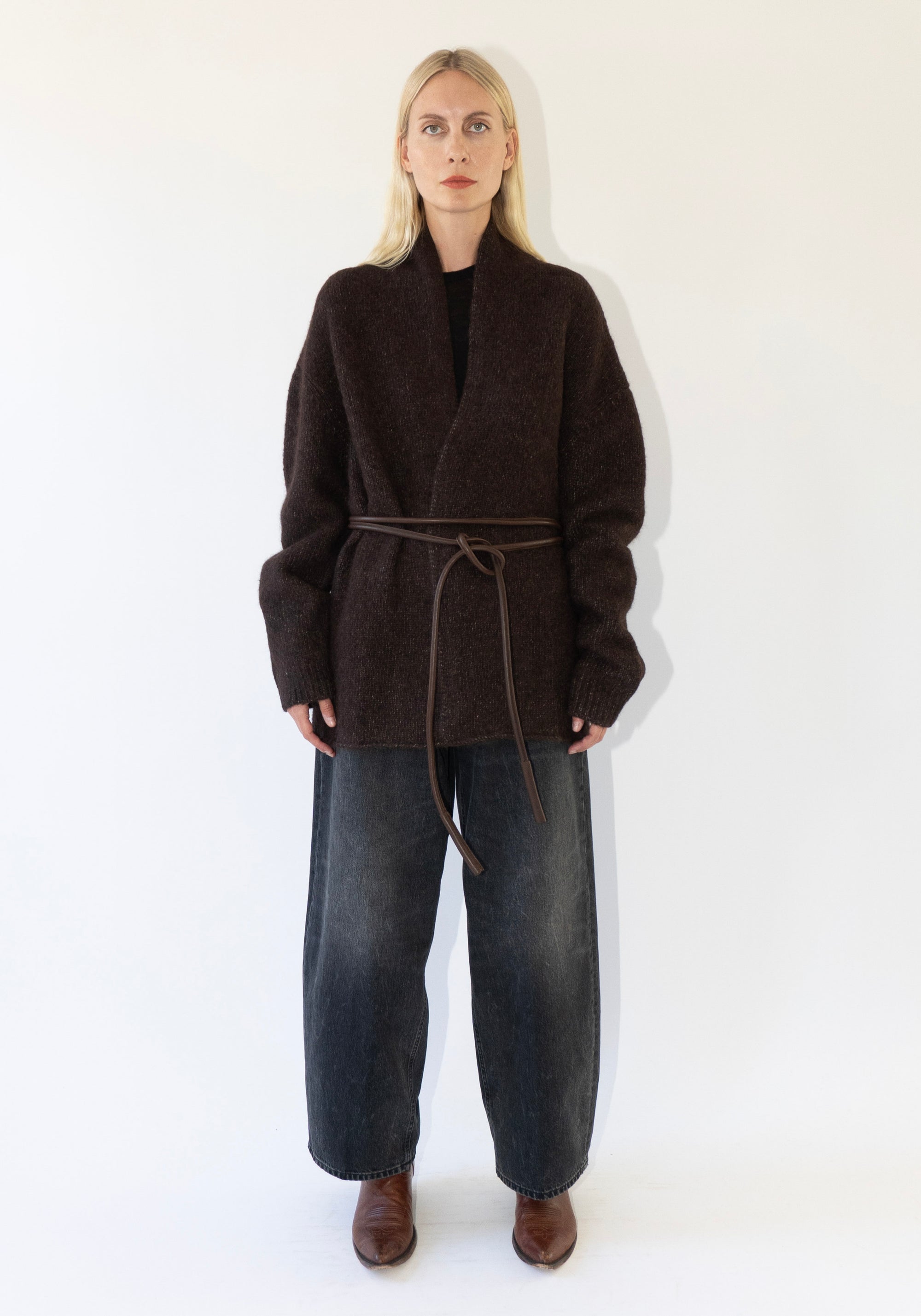 Lauren Manoogian Loft Shaw Cardigan in Soil