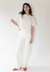 Ruadh Quinn Selvedge Jean in White