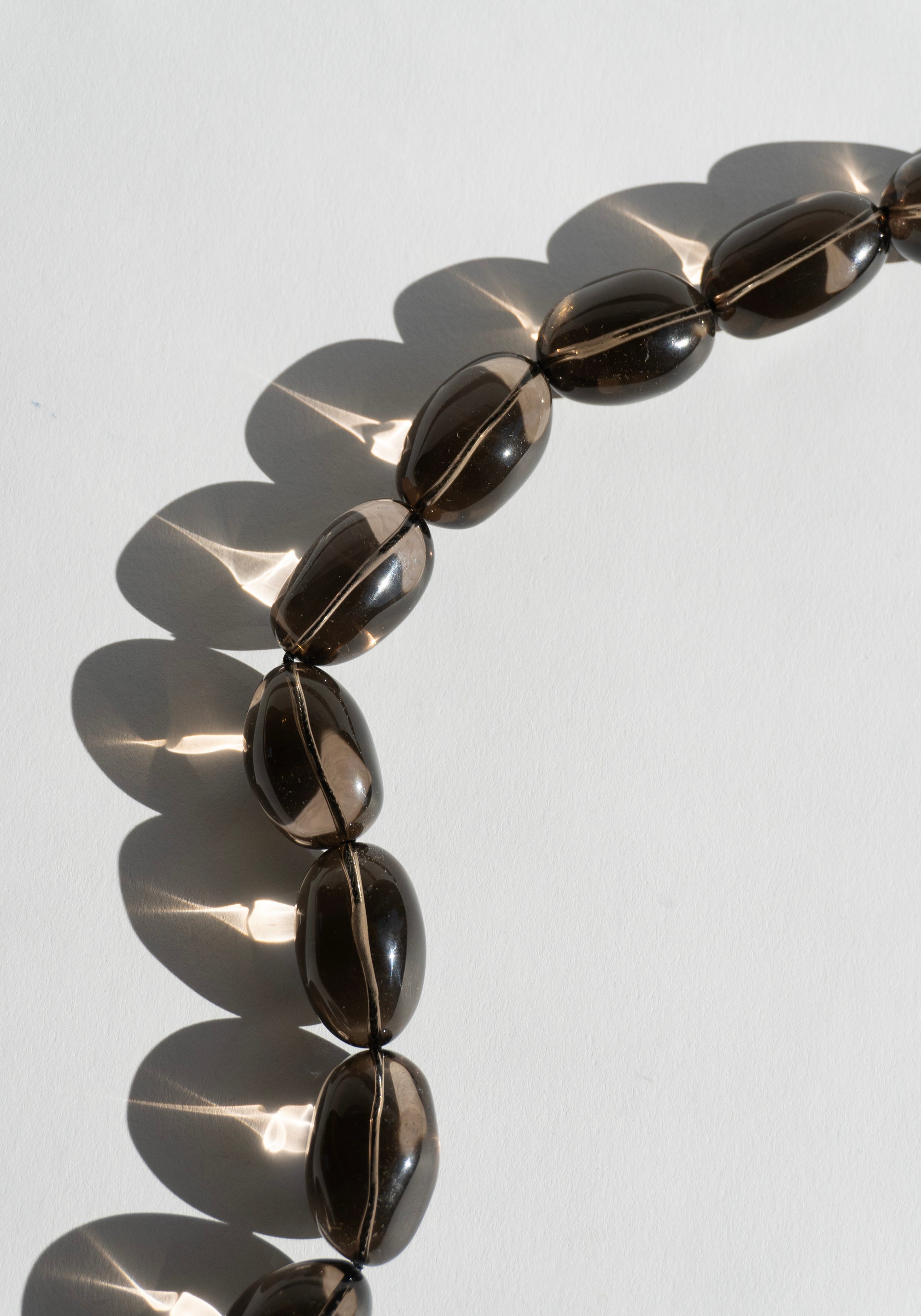 Pebbles Necklace in Smoky Quartz