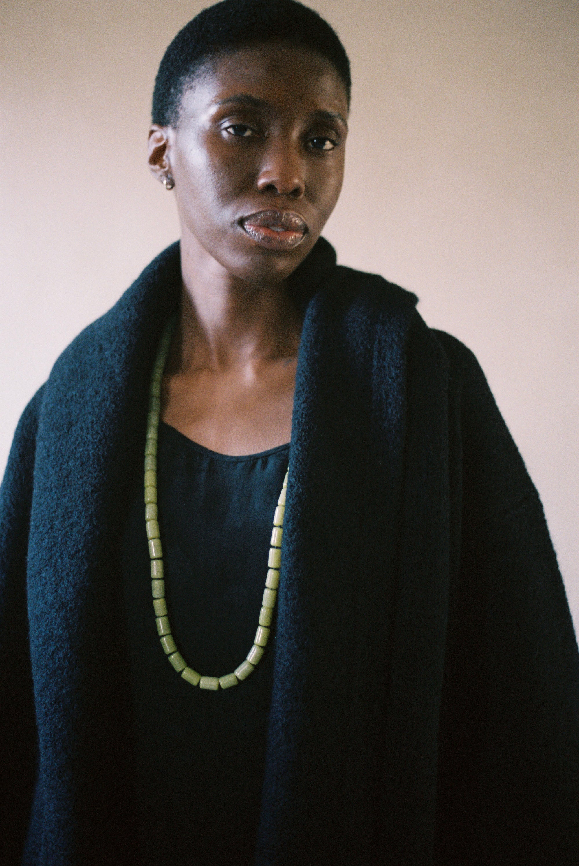 Edith Jade Tube Necklace