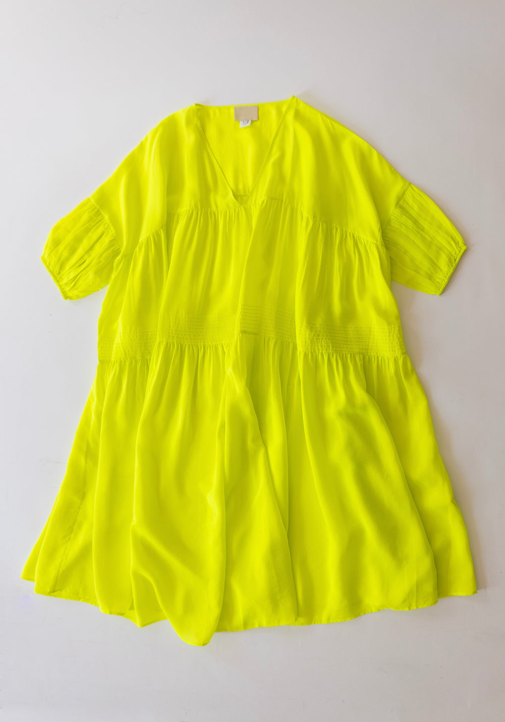 Anaak Airi Maxi Dress in Fluoro Yellow