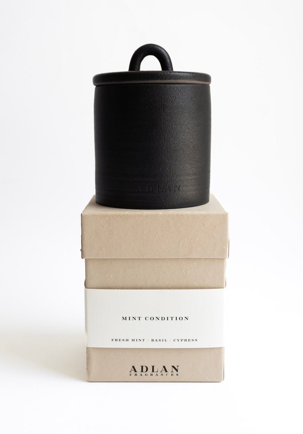 Graphite Stoneware Candle in Mint Condition