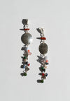 Annie Costello Brown Aegis Gemstone Cluster Earring