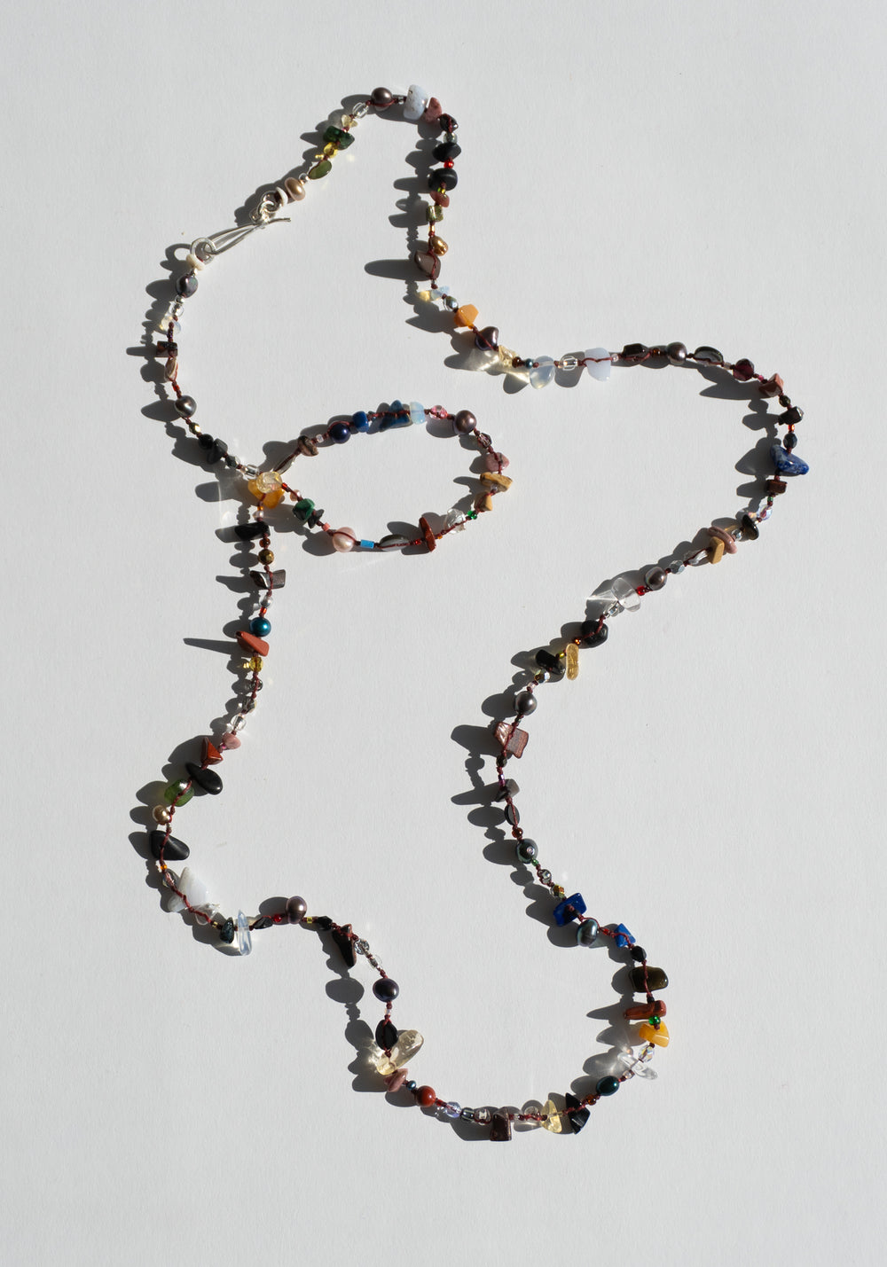 Annie Costello Brown Constellation Beaded Necklace