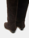 Le Monde Beryl Allegra Riding Boot in Chocolate Suede
