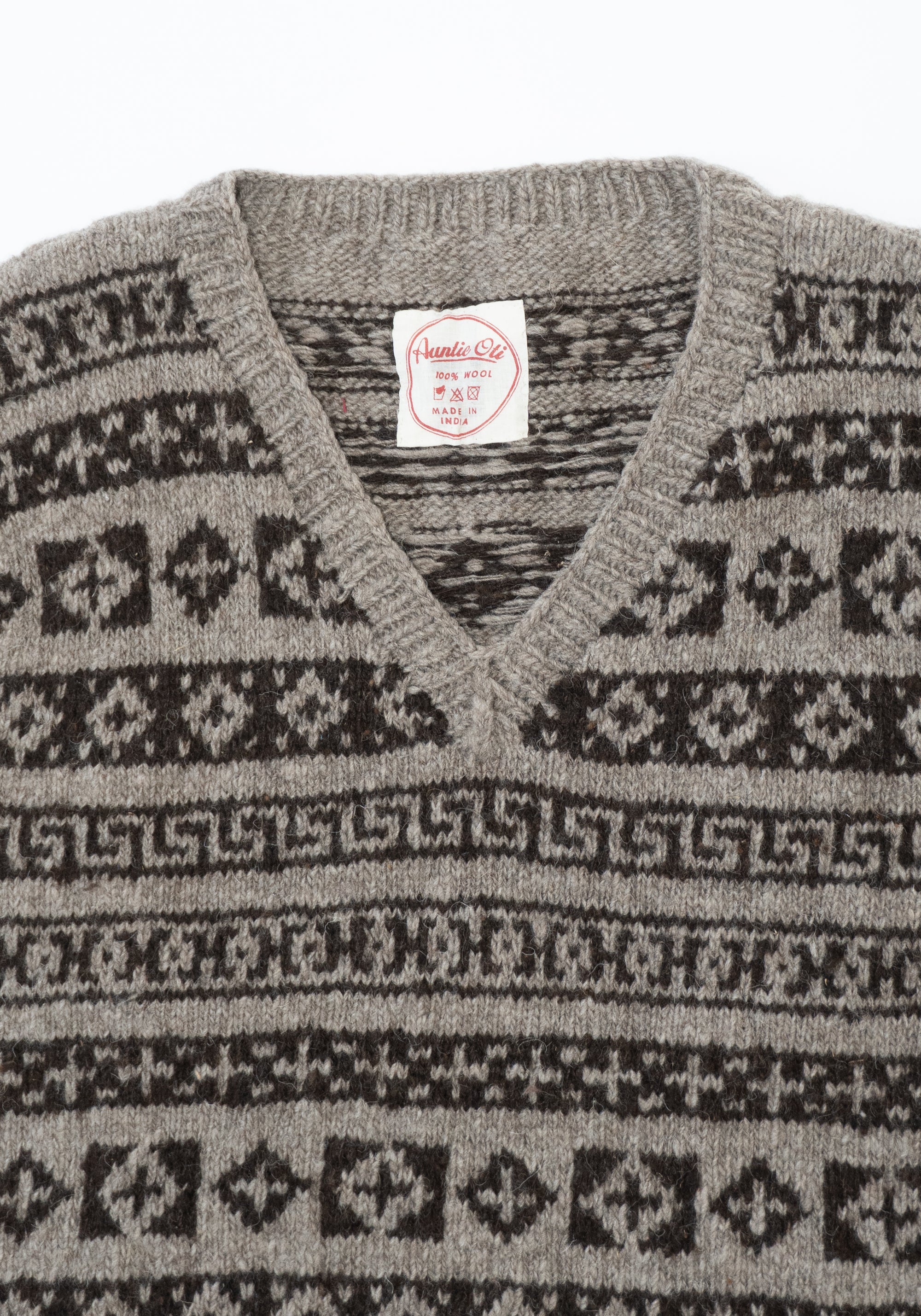 Auntie Oti Fair Isle Vest