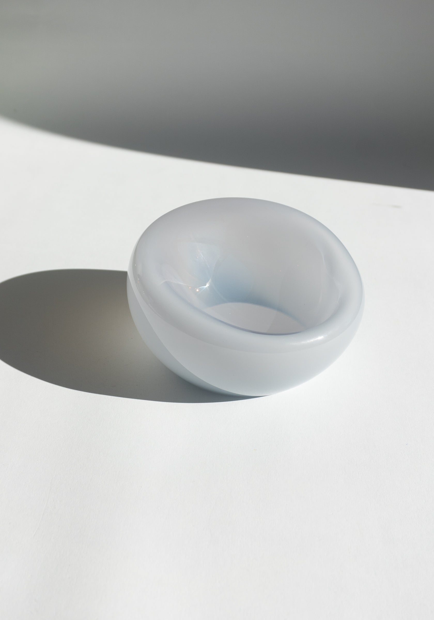 Caldera Vessel in Opal Blue and Grey