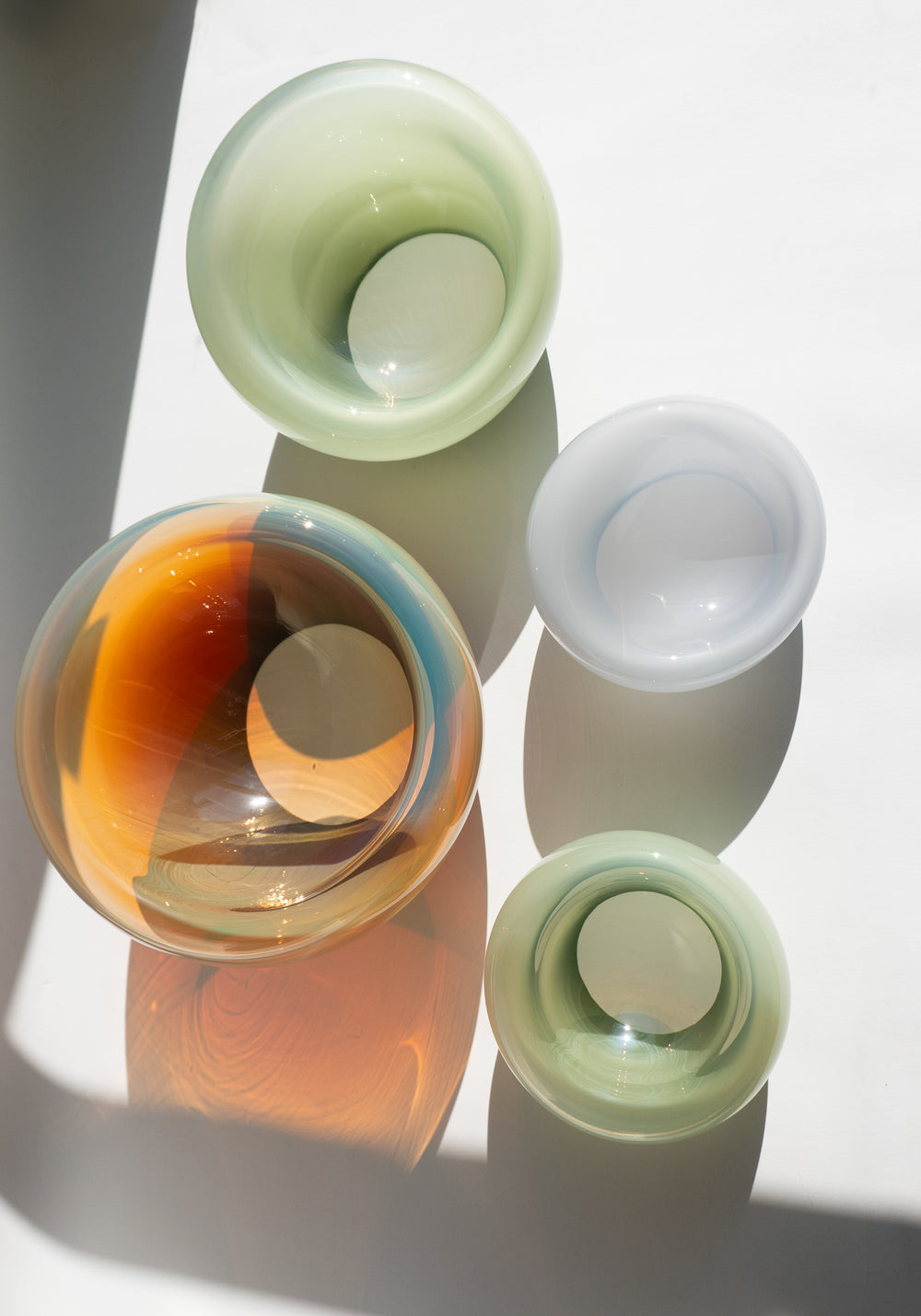 Axiom Glass Caldera Vessel in Czar Green