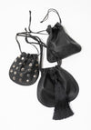 Jacinta Pouch in Black Stud