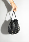 Jacinta Pouch in Black Stud