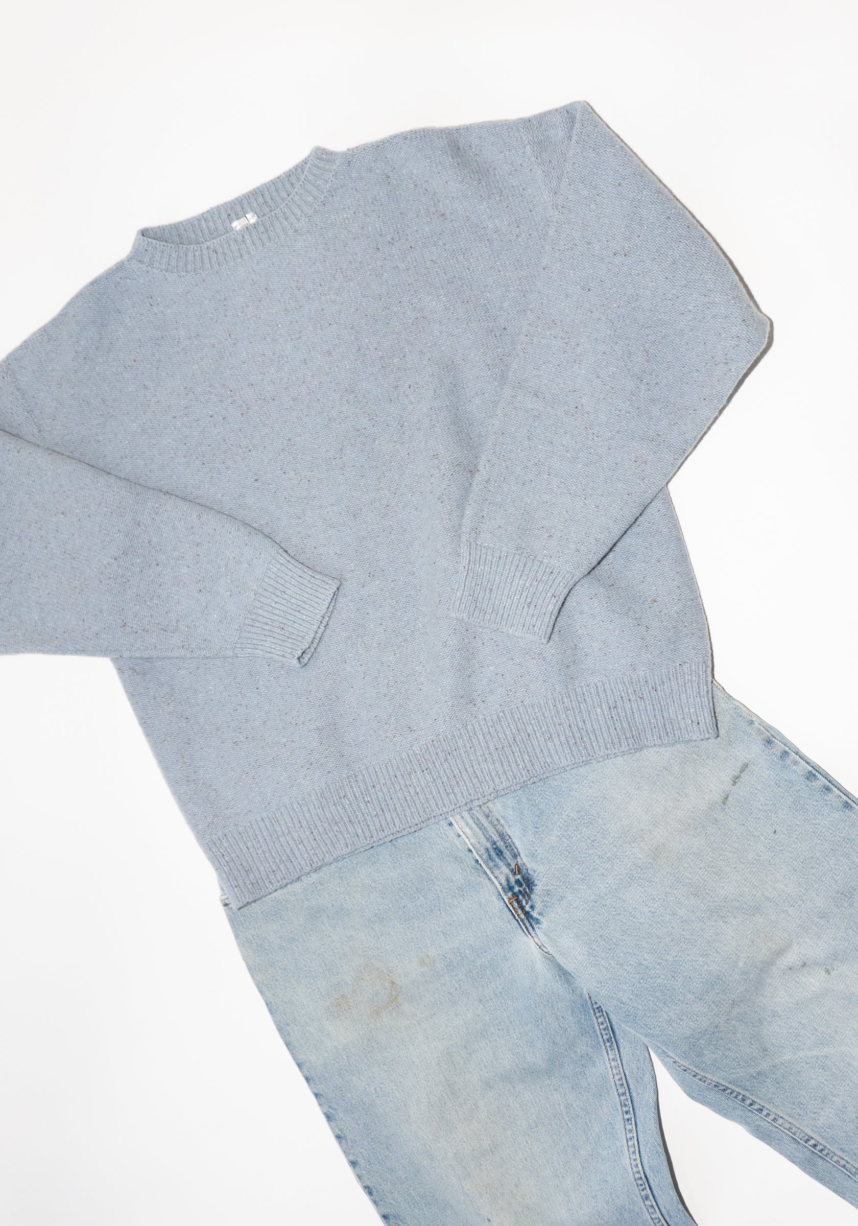 Baserange Mea Sweater in Ocean