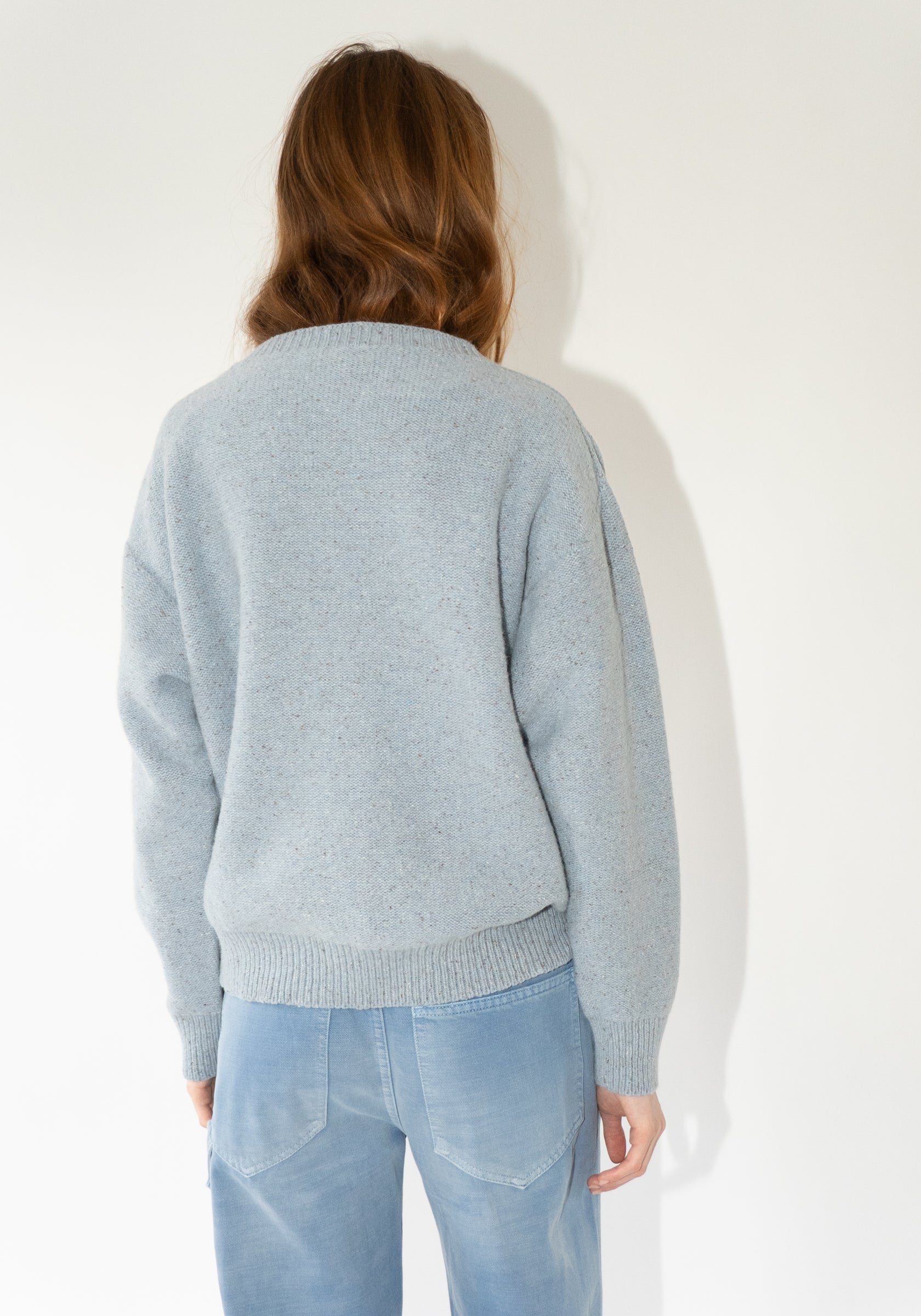 Baserange Mea Sweater in Ocean