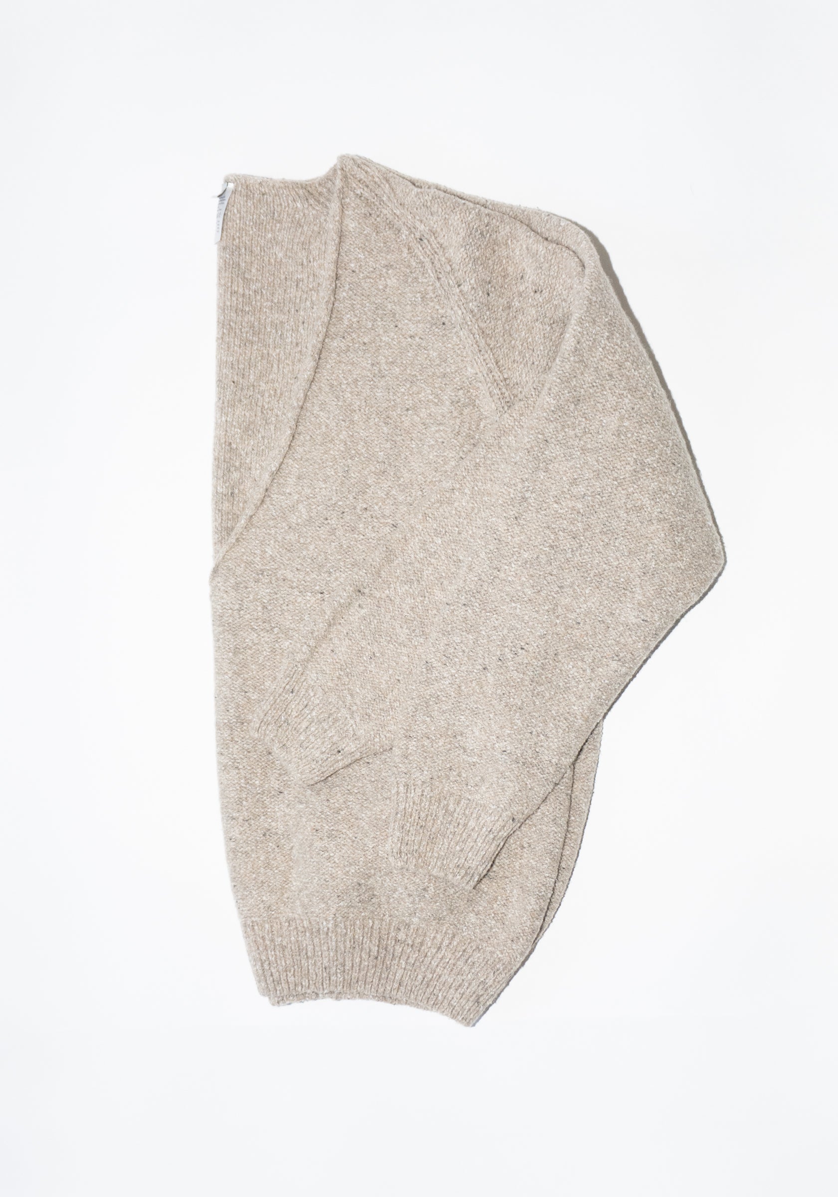 Baserange Sour V Neck Top in Ingra Sand